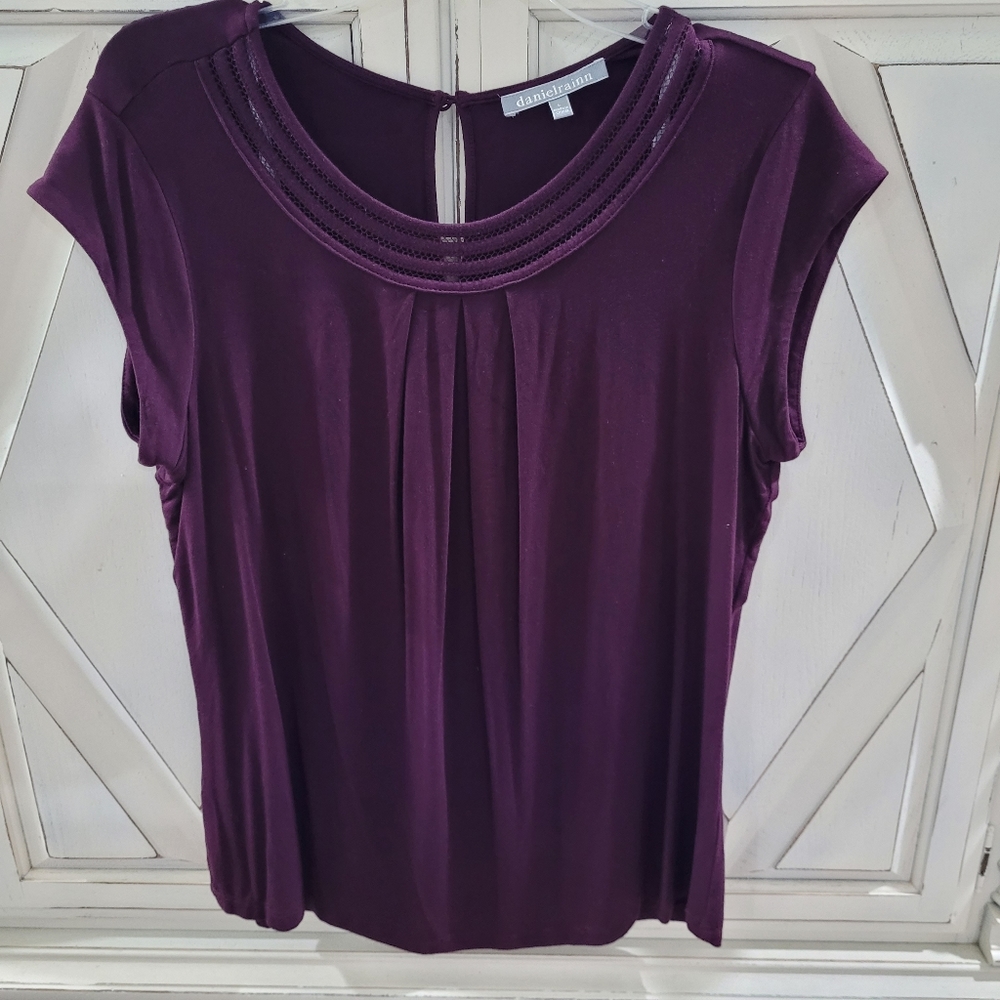 Stitch Fix Dressy Top, Burgundy/Purple